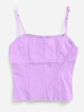 Divided Vintage Y2K Pink Peasant Blouse Camisole Top